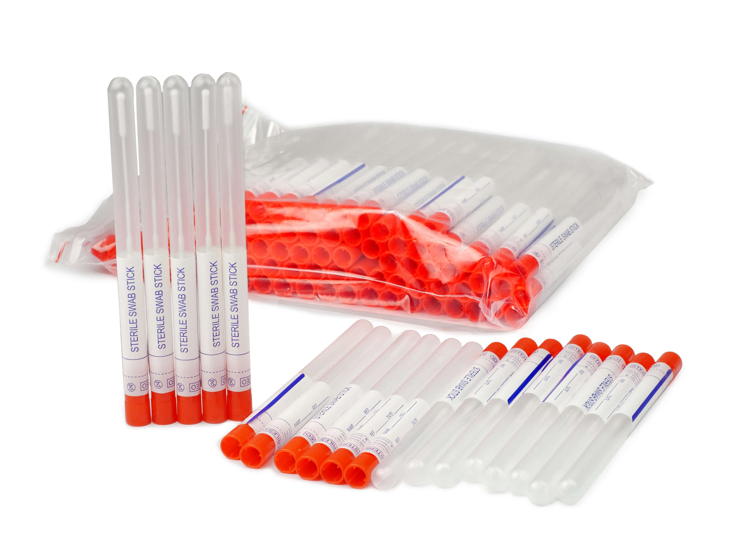 Transport Tube With Nasal Flocked Swab Eo Sterile