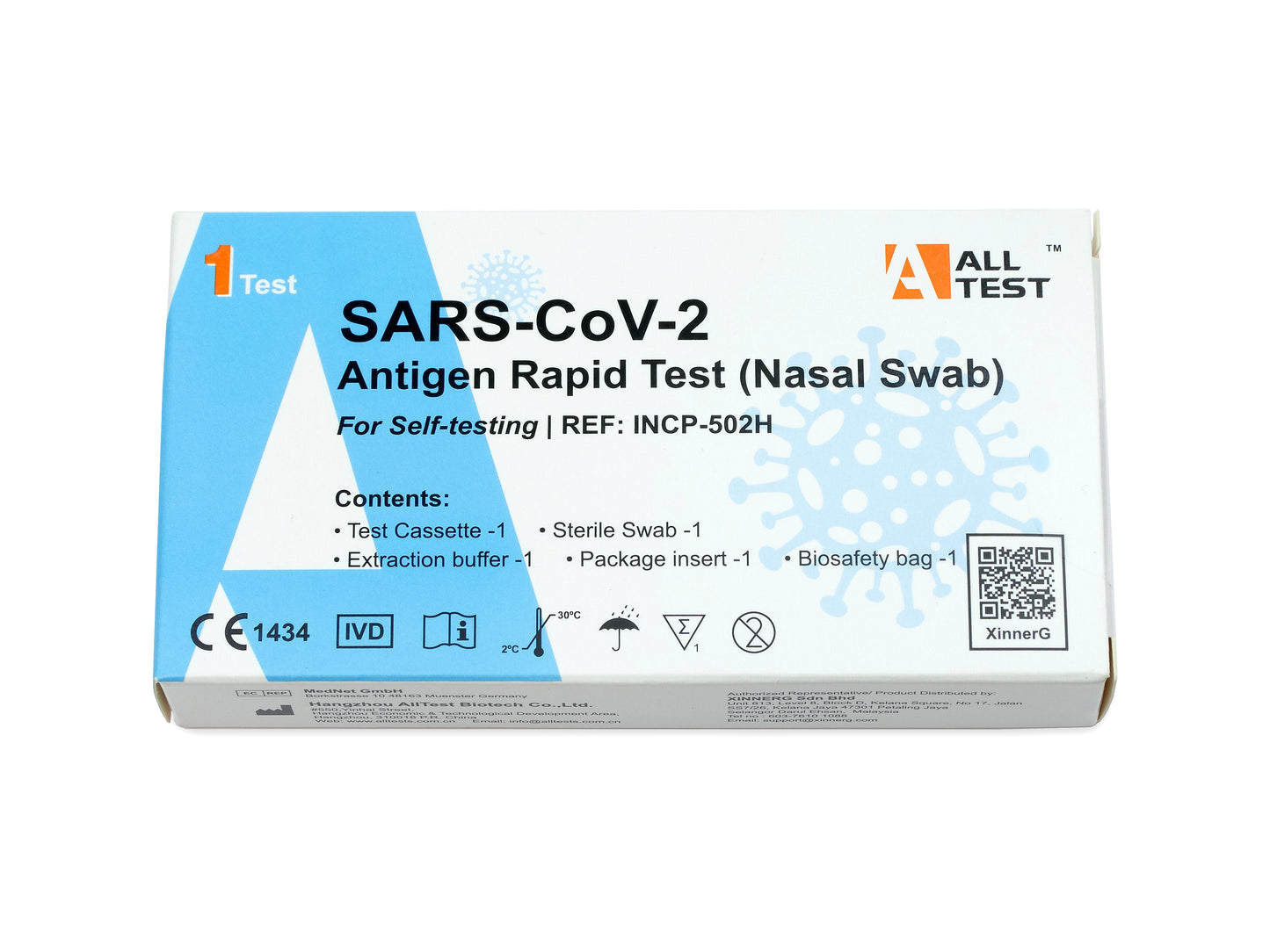 ALLTEST SARS-CoV-2 Antigen Rapid Test (Nasal Swab) covid 19 rtk