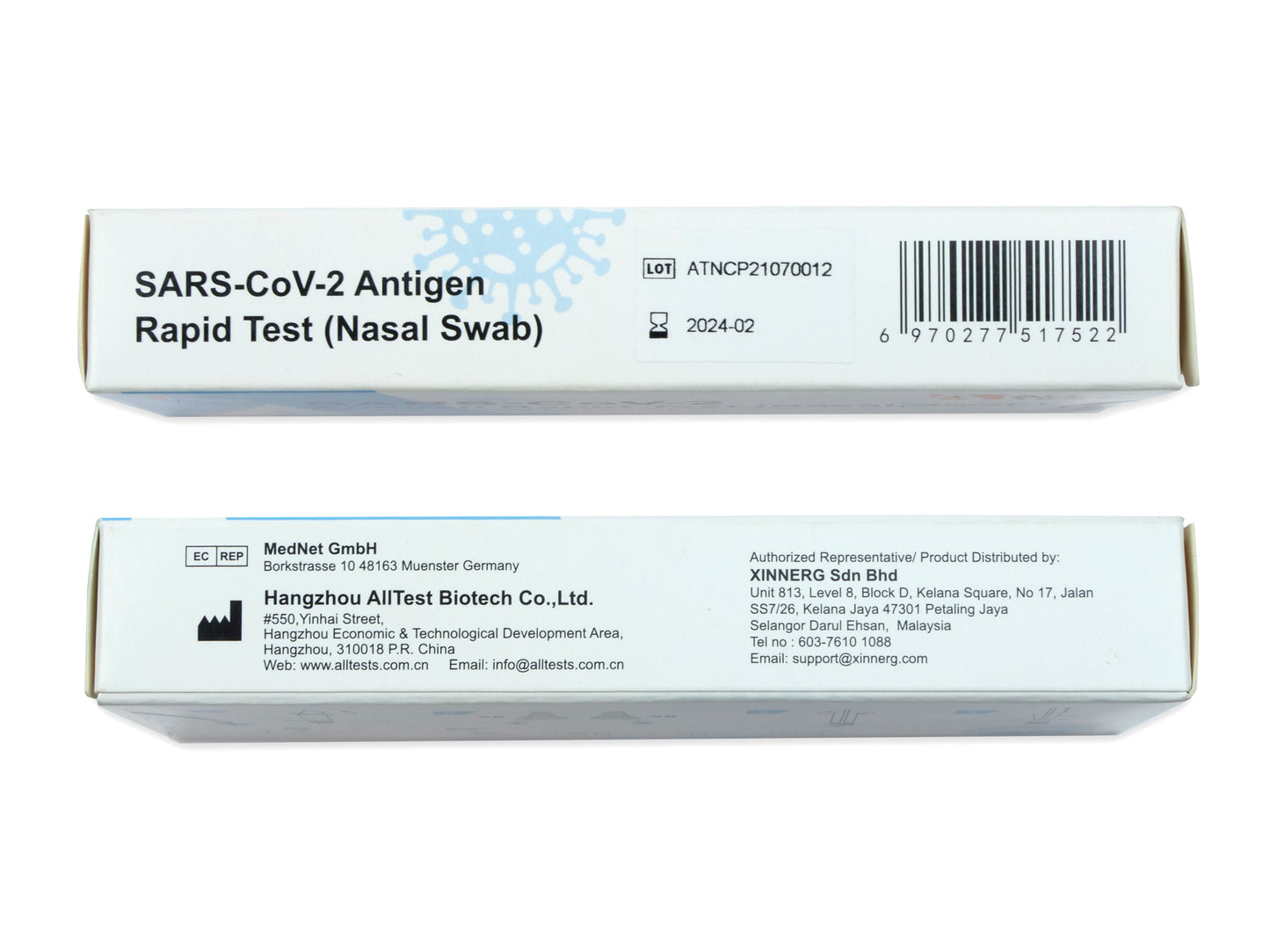 ALLTEST SARS-CoV-2 Antigen Rapid Test (Nasal Swab) covid 19 rtk