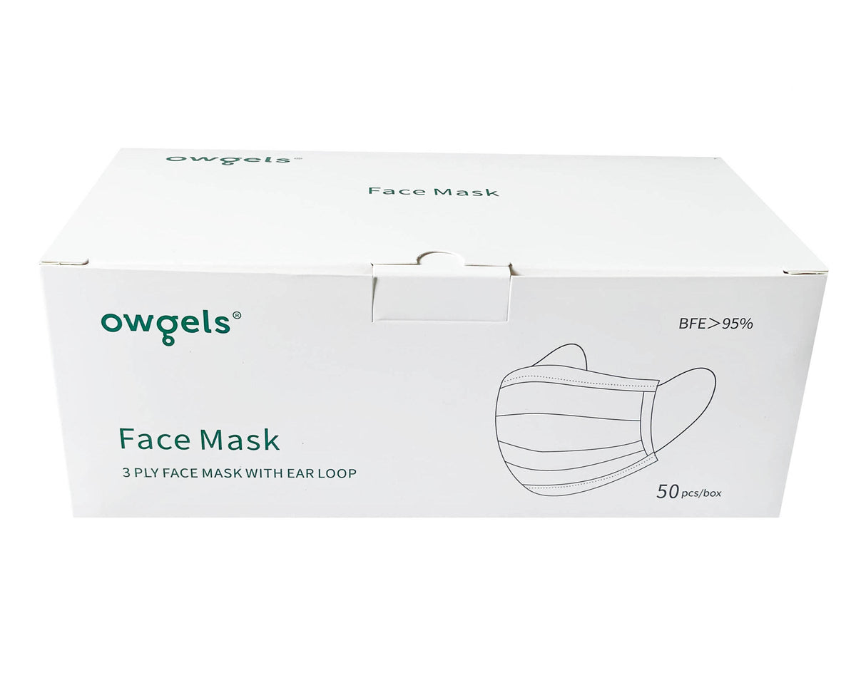 Owgels 3 Ply Face Mask