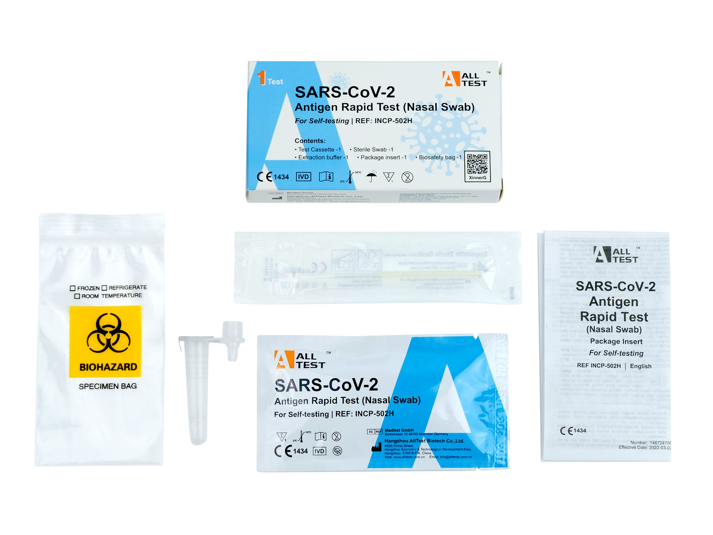 ALLTEST SARS-CoV-2 Antigen Rapid Test (Nasal Swab) covid 19 rtk